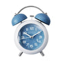 Twin Bell Alarm Table Clock - Blue