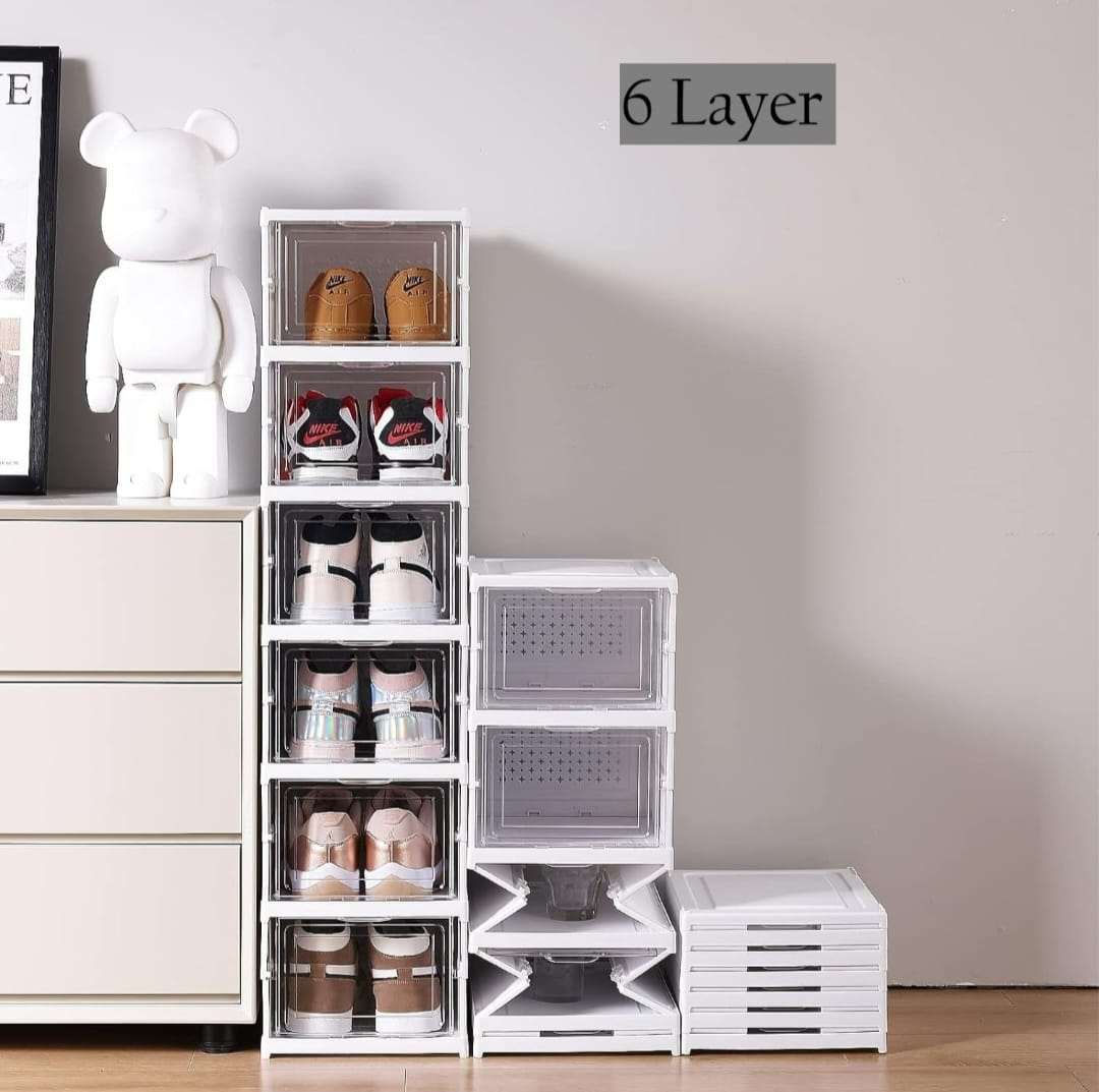 Plastic Shoe Rack | 3-Layers