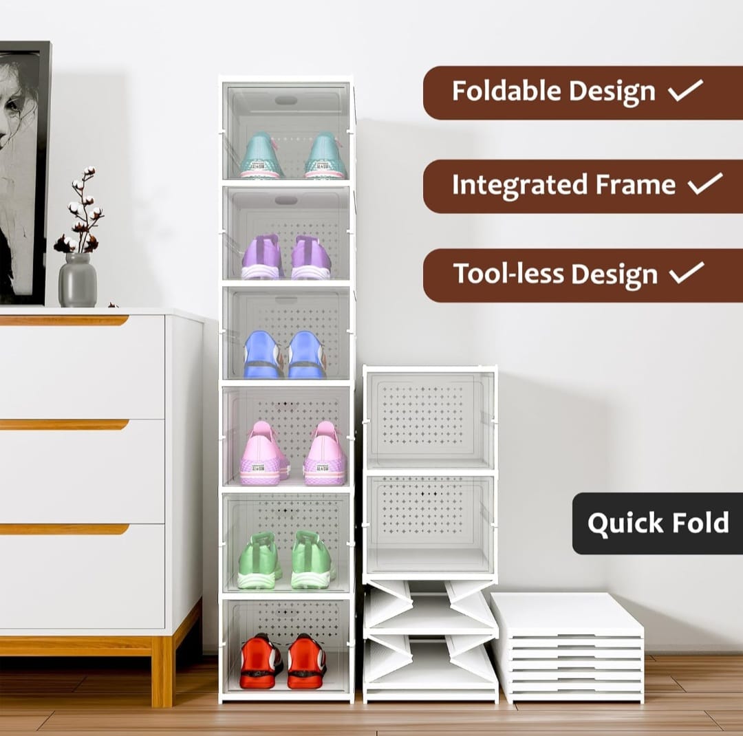 Plastic Shoe Rack | 3-Layers