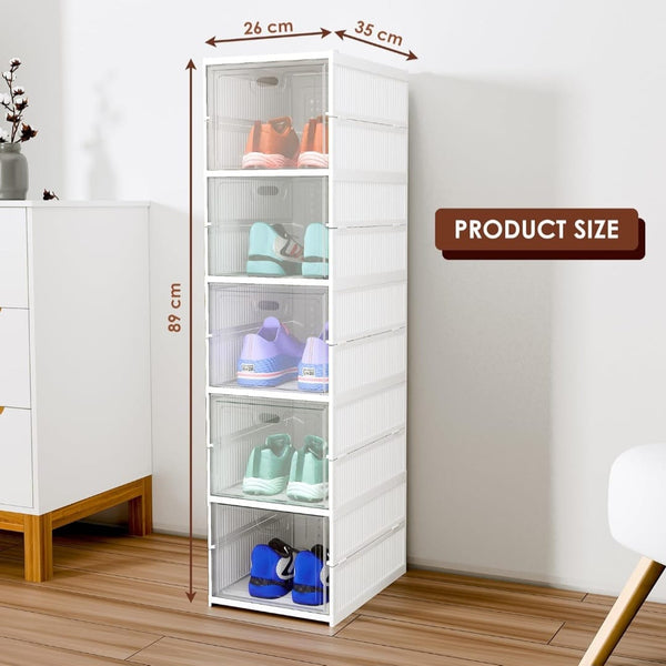 Plastic Shoe Rack | 3-Layers