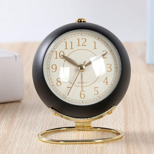Round Desk Loud Alarm Clock