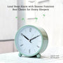 Table Alarm Clock - Non Ticking - Green