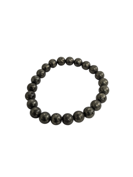 Pyrite Bracelet for Women Men's Gifts - Protection Healing Crystal Bracelet - 8mm Gemstone Beaded Adjustable